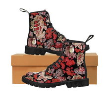 Load image into Gallery viewer, Women&#39;s Canvas Boots &#39;Holidays Couture&#39;

