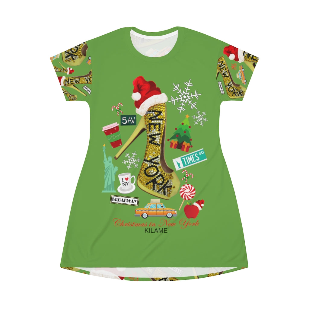 T-Shirt Dress 'New York Fashion Elf'