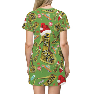 T-Shirt Dress 'New York Fashion Elf'