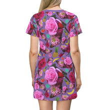 Load image into Gallery viewer, T-Shirt Dress &#39;Jungle Shoes&#39;
