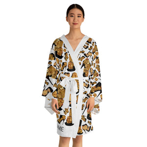 Long Sleeve Kimono Robe 'Boss Up'