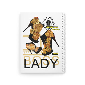 Spiral Notebook 'Boss lady work'