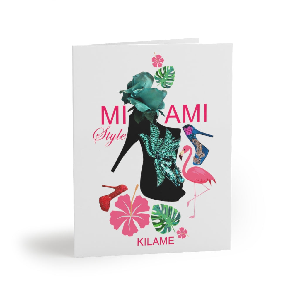 Greeting cards (24 pcs) 'Miami Style'