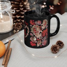 Load image into Gallery viewer, 11oz Black Mug &#39;Holidays Couture&#39;
