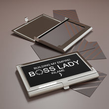 Load image into Gallery viewer, Business Card Holder &#39;Boss Lady&#39;
