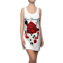 Load image into Gallery viewer, Dress Red Roses &#39;LOVE yourself&#39;
