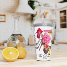 Load image into Gallery viewer, Plastic Tumbler with Straw &#39;Celebrity Status&#39;
