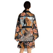 Load image into Gallery viewer, Long Sleeve Kimono Robe &#39;Roma Couture&#39;
