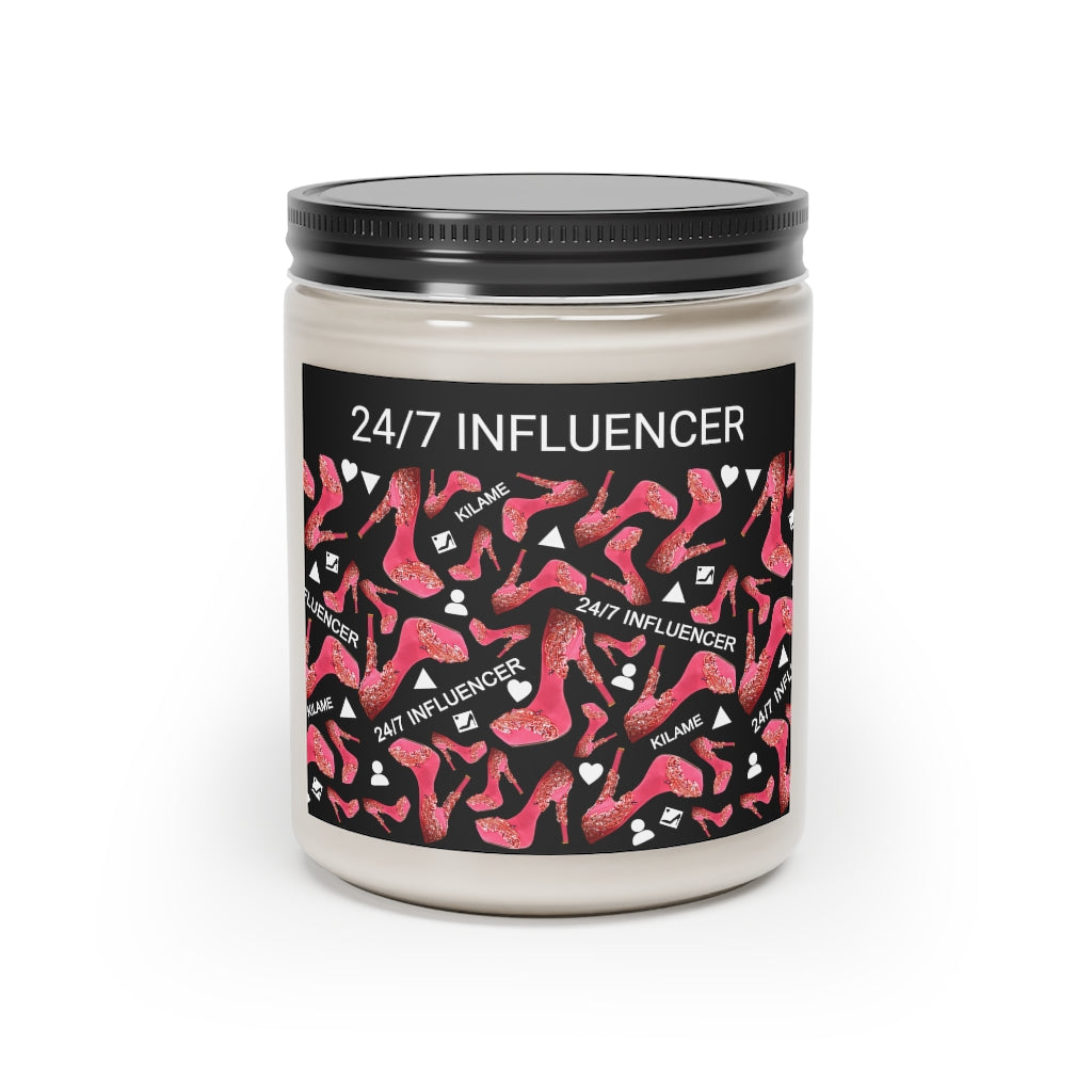 Scented Candle, 9oz '24/7 Influencer'