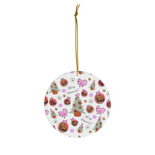 Load image into Gallery viewer, Ceramic Ornaments &#39;Pink Christmas&#39;
