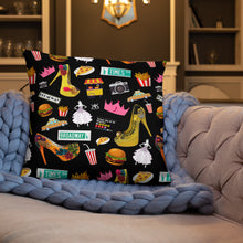 Load image into Gallery viewer, Pillow Hamburger &#39;Pop Princess&#39;
