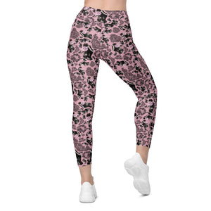 Crossover leggings with pockets Gaia 'Fashionista'
