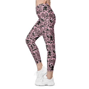 Crossover leggings with pockets Gaia 'Fashionista'