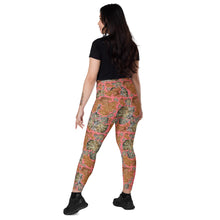 Load image into Gallery viewer, Crossover leggings with pockets XS-6XL &#39;Kilame Couture Pink&#39;
