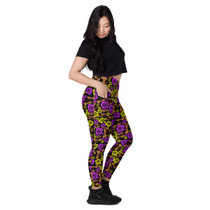 Crossover leggings with pockets 'Pesela'