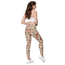 Load image into Gallery viewer, Crossover leggings with pockets Kase &#39;Travel blogger&#39;
