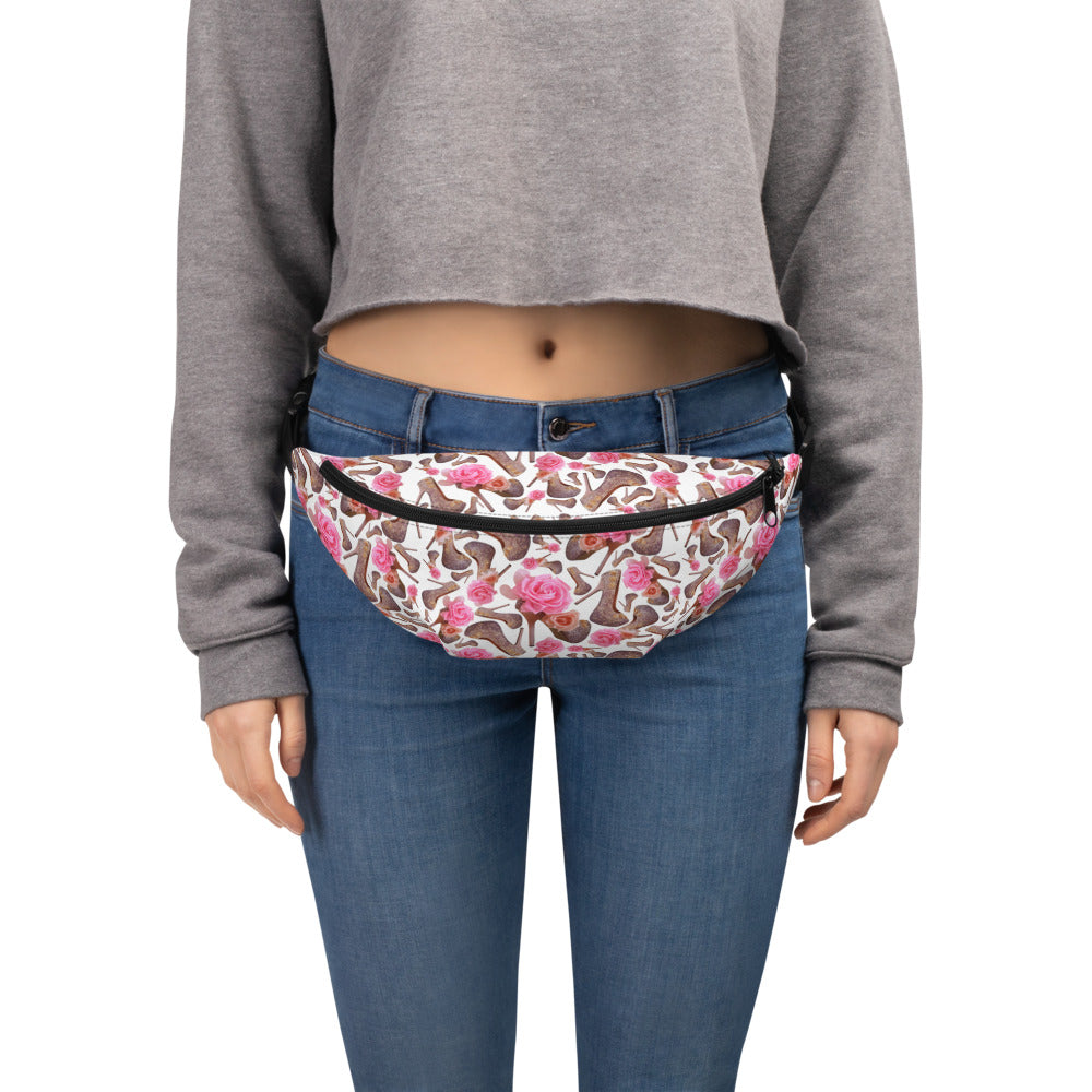 Fanny Pack Tare 'Rose pink flower'