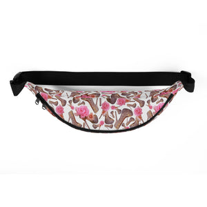 Fanny Pack Tare 'Rose pink flower'