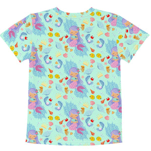 Kids crew neck t-shirt 'Viola Mermaid' 2-7