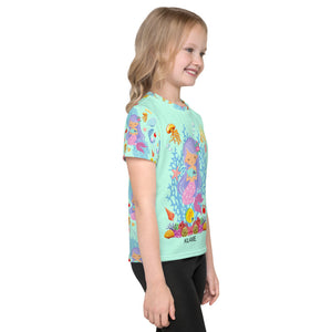 Kids crew neck t-shirt 'Viola Mermaid' 2-7