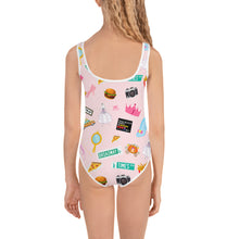 Load image into Gallery viewer, Kids Swimsuit &#39;Pink Princess&#39; 2-7
