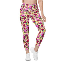 Load image into Gallery viewer, Leggings with pockets &#39;Jungle Flower&#39;
