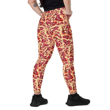 Load image into Gallery viewer, Leggings with pockets &#39;Wonderland Shoes&#39;
