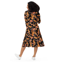 Load image into Gallery viewer, Long sleeve midi dress &#39;Roma Couture&#39;

