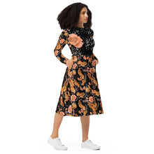 Load image into Gallery viewer, Long sleeve midi dress &#39;Roma Couture&#39;
