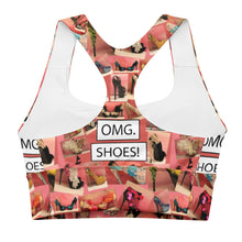 Load image into Gallery viewer, Longline sports bra &#39;OMG. Shoes!&#39;
