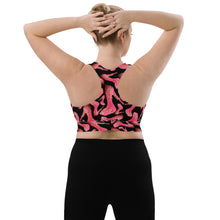 Load image into Gallery viewer, Longline sports bra &#39;24/7 Influencer&#39;

