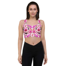 Load image into Gallery viewer, Longline sports bra &#39;Orchidee&#39;

