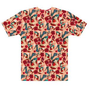 T-shirt 'Fiori tricolore'