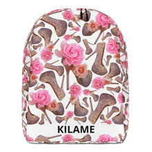 Load image into Gallery viewer, Backpack &#39;Rose pink flower&#39;
