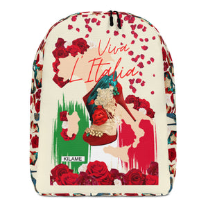 Minimalist Backpack 'Viva l'Italia'
