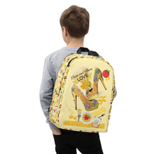 Load image into Gallery viewer, Minimalist Backpack &#39;Pasta and shoes&#39;
