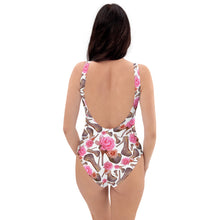 Load image into Gallery viewer, One-Piece Swimsuit Bua &#39;Rose pink flower&#39;
