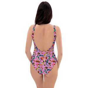 One-Piece Swimsuit 'I close deals in heels'