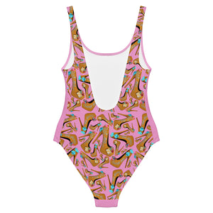 One-Piece Swimsuit 'Eat me drink me'
