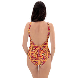 One-Piece Swimsuit 'Down the rabbit hole'