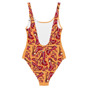 One-Piece Swimsuit 'Down the rabbit hole'