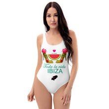Load image into Gallery viewer, One-Piece Swimsuit &#39;Toda la vida Ibiza&#39;
