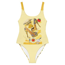 Load image into Gallery viewer, One-Piece Swimsuit &#39;Pasta and shoes&#39;
