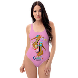One-Piece Swimsuit 'Eat me drink me'