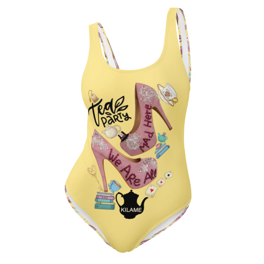 One-Piece Swimsuit 'Tea Party'