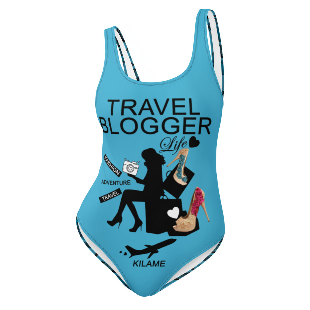 One-Piece Swimsuit 'Travel blogger'