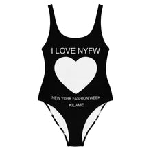 Load image into Gallery viewer, One-Piece Swimsuit &#39;I love NYFW&#39;
