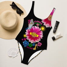 Load image into Gallery viewer, One-Piece Swimsuit &#39;Flower Power&#39;
