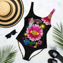 Load image into Gallery viewer, One-Piece Swimsuit &#39;Flower Power&#39;
