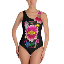 Load image into Gallery viewer, One-Piece Swimsuit &#39;Flower Power&#39;
